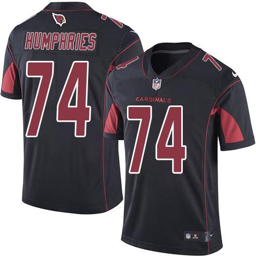 Nike Cardinals #74 D.J. Humphries Black Men's Stitched NFL Limited Rush Jersey